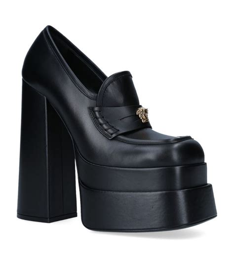 versace loafers cologne|Versace intrico platform loafers.